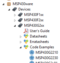 For the Launchpad you have to choose MSP430430G2xx in the Device Menu.
